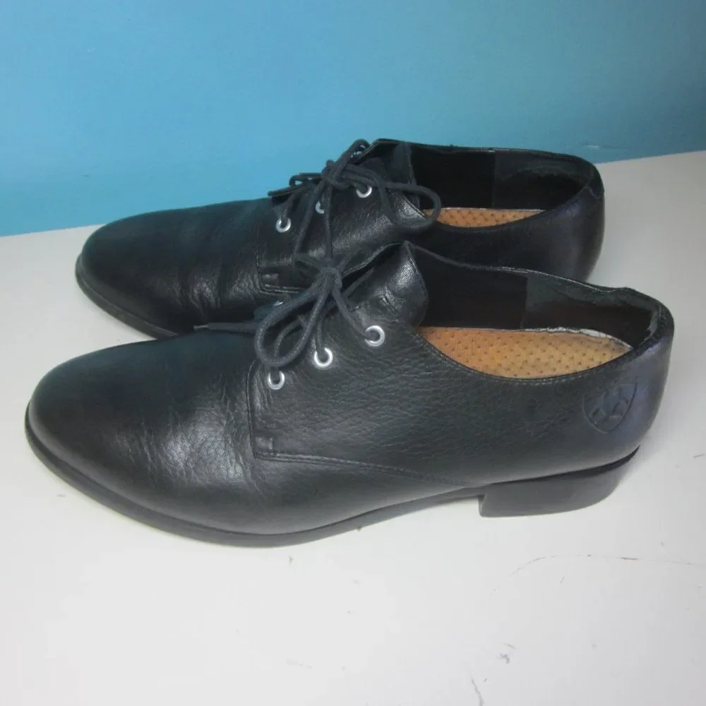 Ariat Women’s 10 EU 41.5 Black Leather Lace Up Shoes